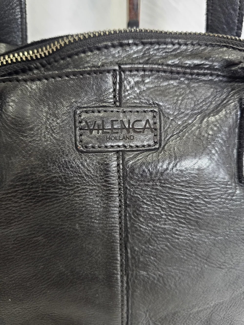 Vilenca Holland Genuine Distressed Leather Tote Shoulder Handbag